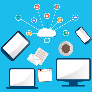 男人在家中的電腦網(wǎng)絡(luò)與計算機(jī)網(wǎng)絡(luò)服務(wù)